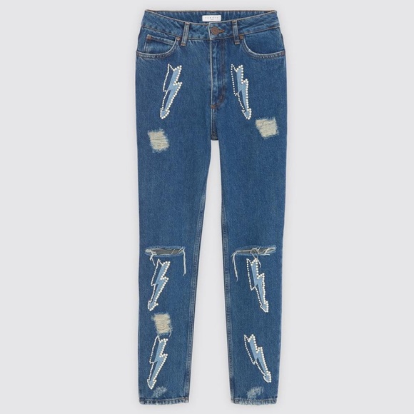 Sandro Denim - Sandro Lightening Bolt Denim